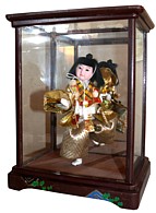 японская антикварая интерьерная кукла БЭНКЭЙ, герой японского эпоса
