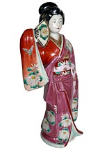 японская фарфоовая старинная статуэтка