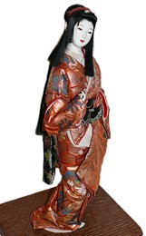 японская традиционная антикварная кукла, 1910-20-е гг.