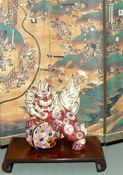 японский интерьер: японская ширма с рисунком. Интериа Японика, интернет-магазин 
