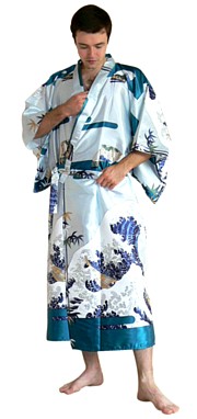 мужской халат в японском стиле