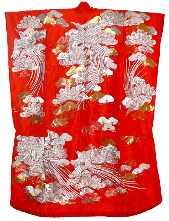 свадебное кимоно-накидка учикакэ. Аояма До, японский интернет-магазин