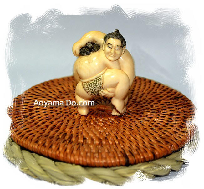 нэцкэ из слоновой кости Борцы Сумо