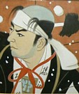 японская картина Самурай. Япония, 1920-е гг. Японский интернет-магазин Японика