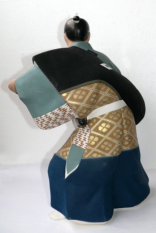 самурай, статуэтка из керамики, Япония, 1950-е гг.