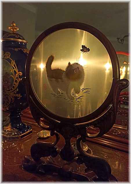 интерьерный старинный экран миракли