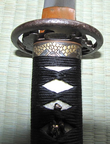 рукоять меча, японское оружие, меч Минамото