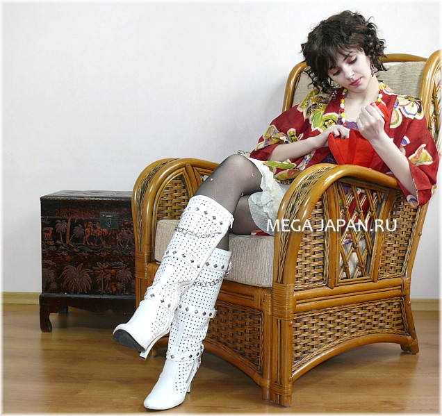 японский стиль: японское антикварное шелковое хаори