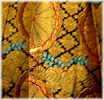 хакама: деталь ткани